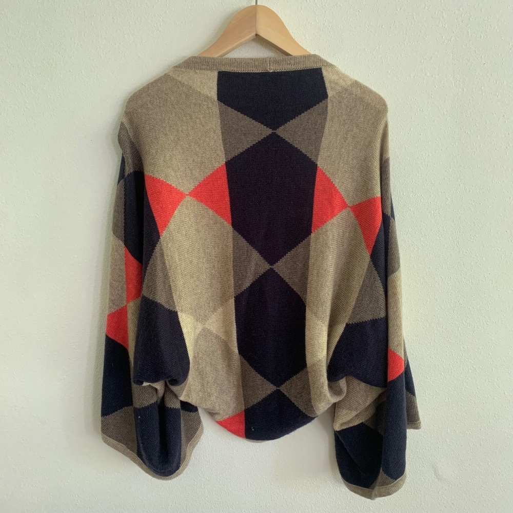 Mid-Lightweight sweaterknit dolman sleeve summer shrug - adjustable (see photo)